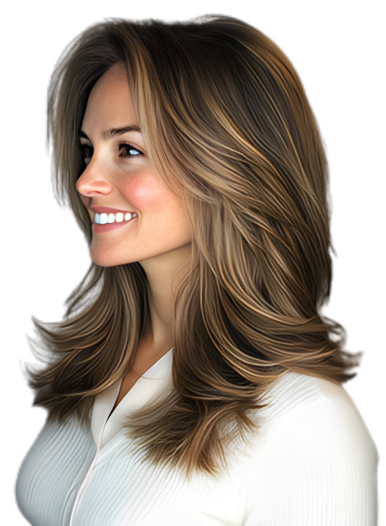 Premium Caramel Blonde Highlight Look