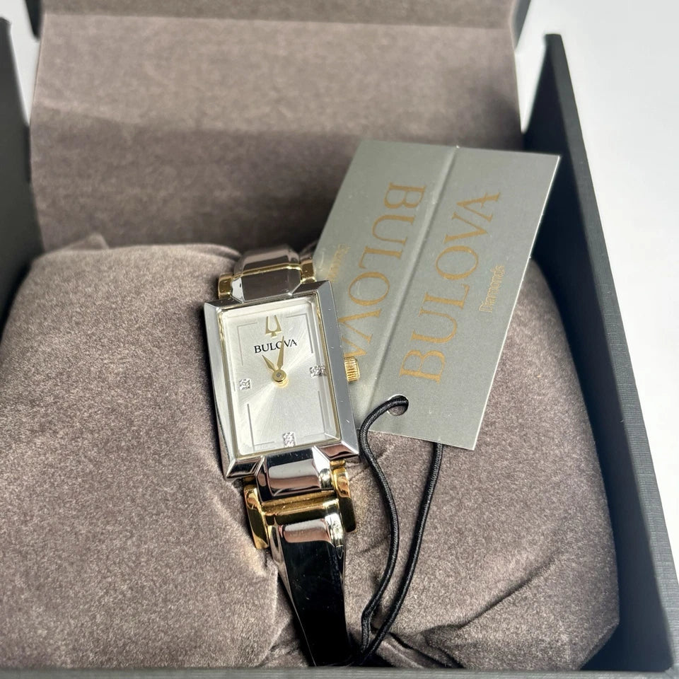 Elegant Bulova Diamond Ladies Watch