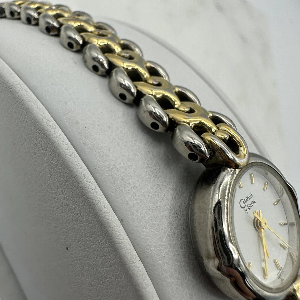 Elegant Caravelle Gold & Silver Ladies Watch